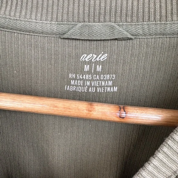 Aerie Olive Green Sweatshirt - Picture 4 of 6